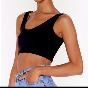Nasty Gal Basic Crop Top